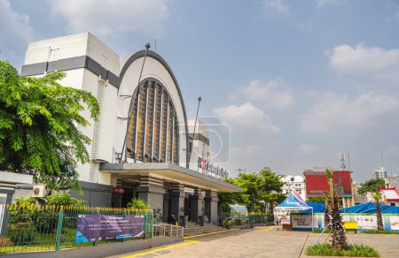 Foto de Yakarta, Indonesia - 4 de julio de 2023: Centro histórico en clima soleado, HDR Imagen - Imagen libre de derechos