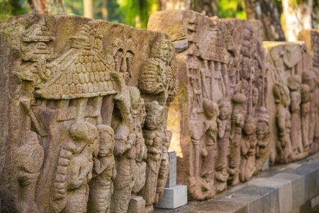 Téléchargez les photos : Temple Sukuh, Java, Indonésie, HDR Image - en image libre de droit