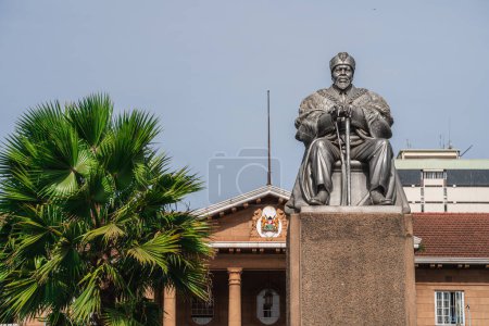 Photo for Nairobi, Kenya - July 1 2023: City center landmarks in sunny weather, HDR Image - Royalty Free Image