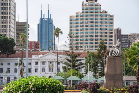 Foto de Nairobi, Kenia - 1 de julio de 2023: Lugares de interés del centro de la ciudad en clima soleado, HDR Imagen - Imagen libre de derechos