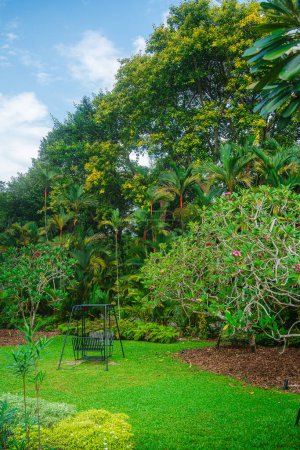 Photo for Singapore Botanical Gardens in cloudy weather, HDR Image - Royalty Free Image