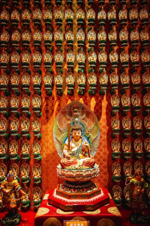 Photo for Singapore - July 1 2023 : The Buddha Tooth Relic Temple and Museum - Royalty Free Image
