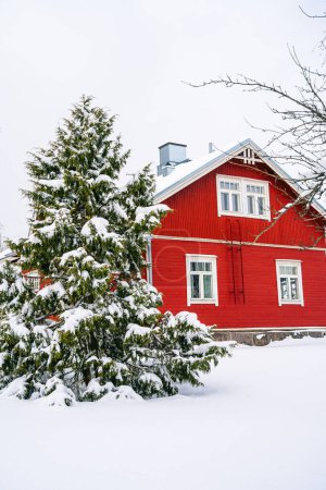 Foto de Turku, Finlandia - 27 de marzo de 2023: Paisaje urbano en invierno, HDR Imagen - Imagen libre de derechos