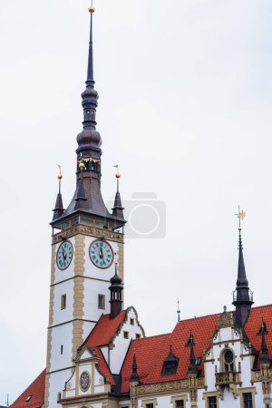 Foto de Olomouc, República Checa - 1 de marzo de 2023: Centro histórico de la ciudad con clima nublado, HDR Imagen - Imagen libre de derechos