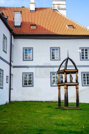 Photo for Cesky Krumlov, Czech Republic - March 1 2023 : Historical city center in sunny weather, HDR Image - Royalty Free Image