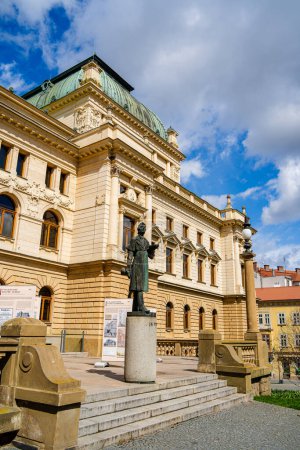 Photo for Plzen, Czech Republic - March 1 2023 : Historical city landmarks in springtime, HDR Image - Royalty Free Image