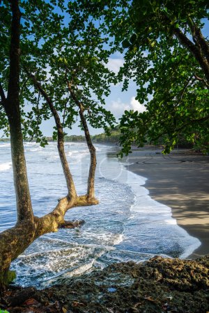 Beautiful view of Cahuita, Costa Rica Caribbean Coast