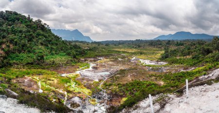 Blick auf den Purace Nationalpark in Cauca, Kolumbien