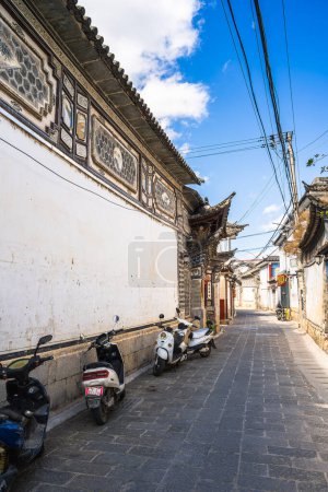 Photo for Xizhou, China - December 1 2023: Scenic view of  ancient Town in sunny weather, HDR Image - Royalty Free Image