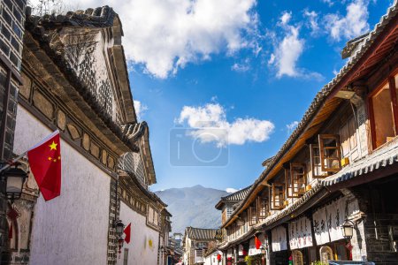 Photo for Xizhou, China - December 1 2023: Scenic view of  ancient Town in sunny weather, HDR Image - Royalty Free Image