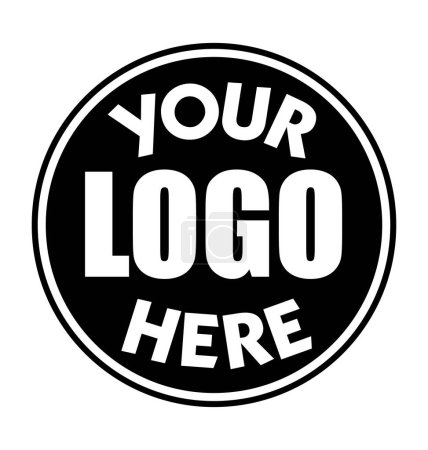 Téléchargez les illustrations : Votre logo ici symbole d'espace réservé - en licence libre de droit