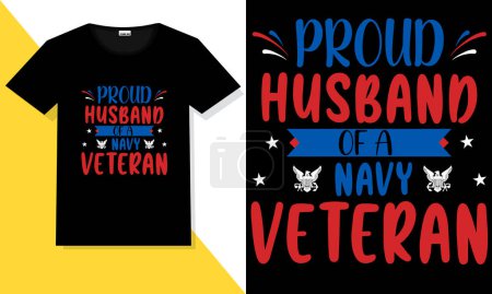 vectores de diseño de camisetas tipografía veterana