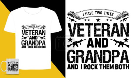 vétéran SVG XoVeteran T-shirt typographie 