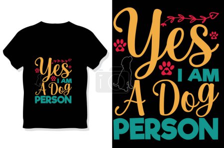 Ilustración de Tipografía de perro camiseta, Camiseta de perro - Imagen libre de derechos