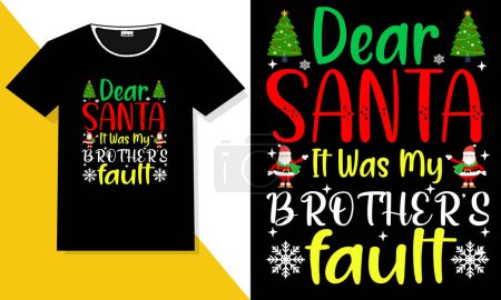 Téléchargez les illustrations : T-shirt de Noël design, T-shirt de Noël - en licence libre de droit