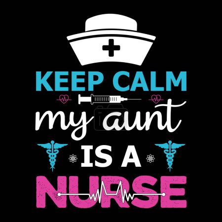  My favorite nurse call me dad, nurse typography   t-shirt design Nurse quotes  t-shirt 