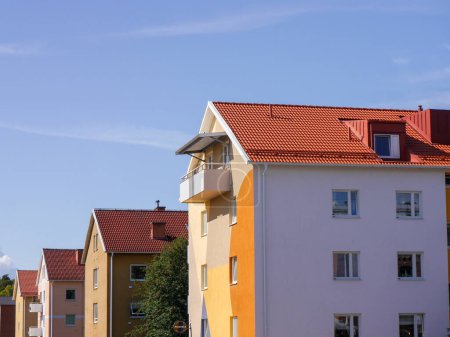Photo for Low angle view of apartment buildings against sky - Royalty Free Image