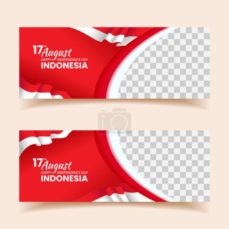 indonesia independence day banners