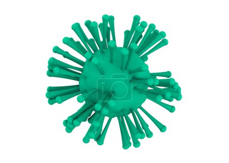 Foto de El peligro de la infección por el virus - 3D - Imagen libre de derechos