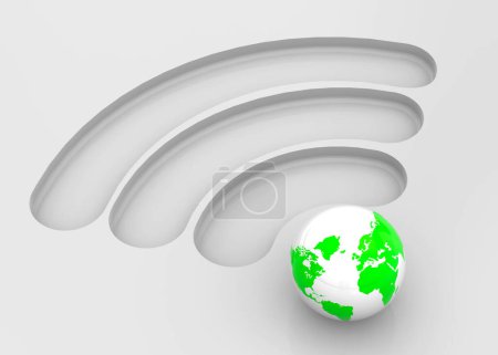 Foto de Wi-Fi en todo el mundo - Imagen libre de derechos