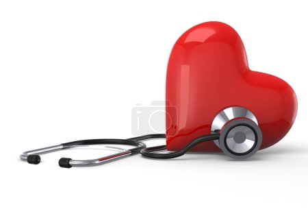 Photo for Illness Heart - 3D concept - Royalty Free Image