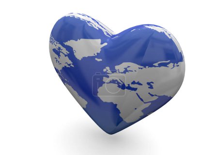 Téléchargez les photos : La Terre par cœur et amour concept - en image libre de droit