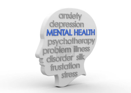 Photo for Mental Health Concept - 3D - Royalty Free Image