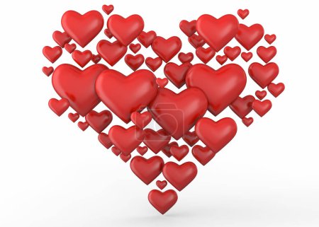 Photo for Heart and Love -3D - Royalty Free Image