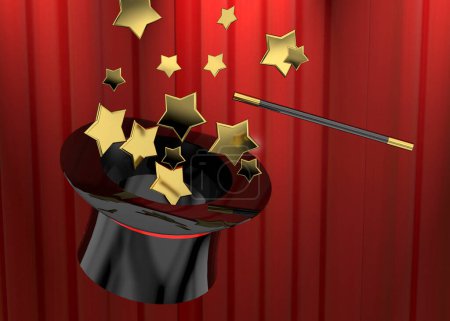 Photo for The Magic Show - 3D - Royalty Free Image