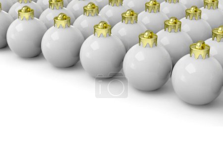 Photo for Christmas Balls - 3D render - Royalty Free Image