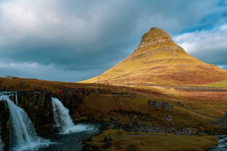 Photo for Kirkjufell mountain on the snaefellsnes peninsula of iceland - Royalty Free Image