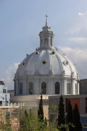 Téléchargez les photos : Dôme de Cupula de la basilique vierge de la charité dans la vieille ville, Cartagena Murcia Espagne - en image libre de droit