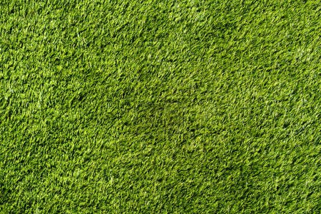 Photo for Green grass texture background. Top view of bright grass garden Idea concept used for making green backdrop, lawn for training football pitch. Grass Golf Courses green lawn pattern textured background - Royalty Free Image
