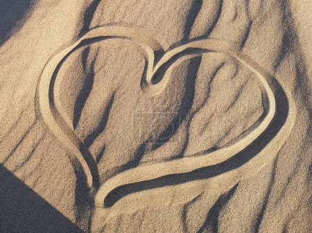 Heart of Sand in the desert