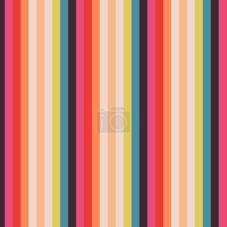 Vertical Striped - Summer Style Stripey Tile Pattern