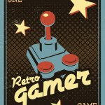 Retro Gamer - Vintage Gaming - Poster Art 