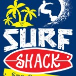 Surf Shack - Surfing Beach Poster Art 