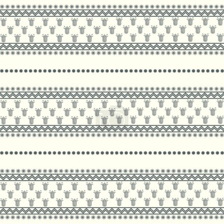Marfil & Tinta - Patrón de azulejo de estilo bohemio 