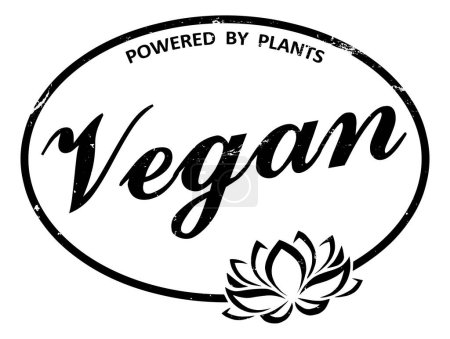 Foto de Vegano - Desarrollado por las plantas - Veganismo Vegano Vegano angustiado diseño gráfico - Imagen libre de derechos