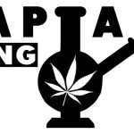 Captain Bong - Funny Cannabis Weed Marijuana Bong Graphic Design 
