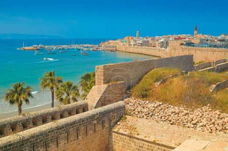 Photo for Cityscape of Acre Akko, an ancient port city in Israel. High Quality Image - Royalty Free Image