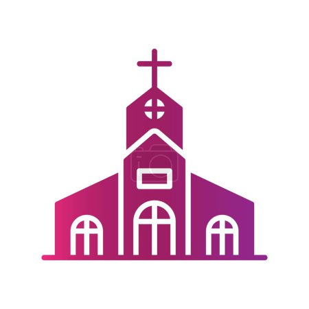 Photo for Church Creative Icons Desig - Royalty Free Image