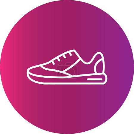 Illustration for Sneakers Creative Icons Desig - Royalty Free Image
