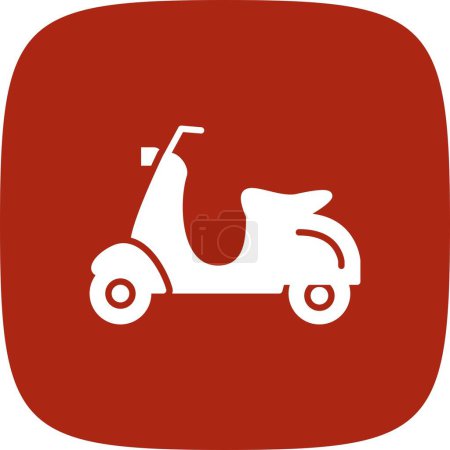 Illustration for Scooter Car Creative Icons Desig - Royalty Free Image