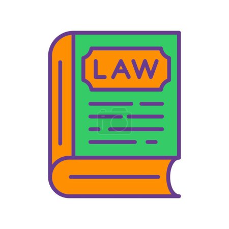 Ilustración de Law Book Creative Icons Desig - Imagen libre de derechos