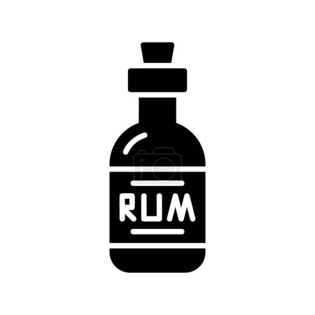 Photo for Rum Creative Icons Desig - Royalty Free Image