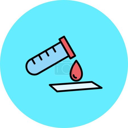Photo for Blood Test Creative Icons Desig - Royalty Free Image