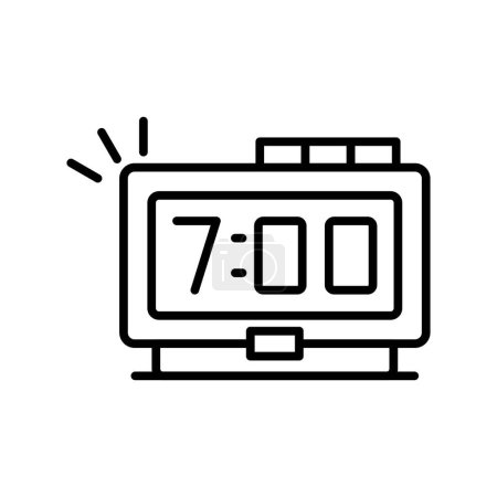 Ilustración de Digital Clock Creative Icons Design - Imagen libre de derechos