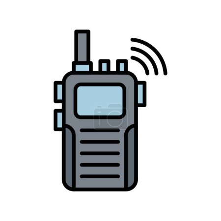 Photo for Walkie Talkies Creative Icons Design - Royalty Free Image