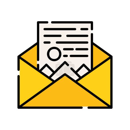 Illustration for Email Creative Icons Design - Royalty Free Image